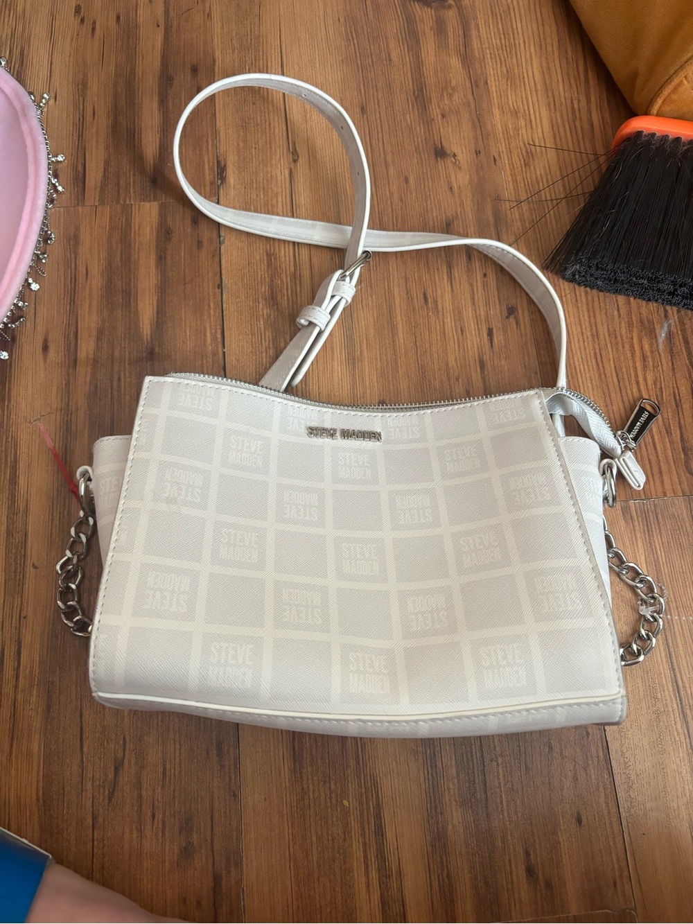Steve Madden white purse nwot